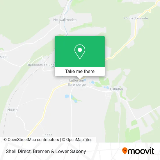 Shell Direct map