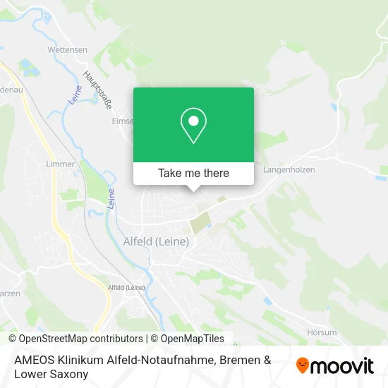 Карта AMEOS Klinikum Alfeld-Notaufnahme
