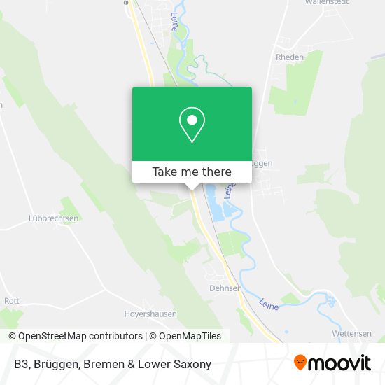 B3, Brüggen map