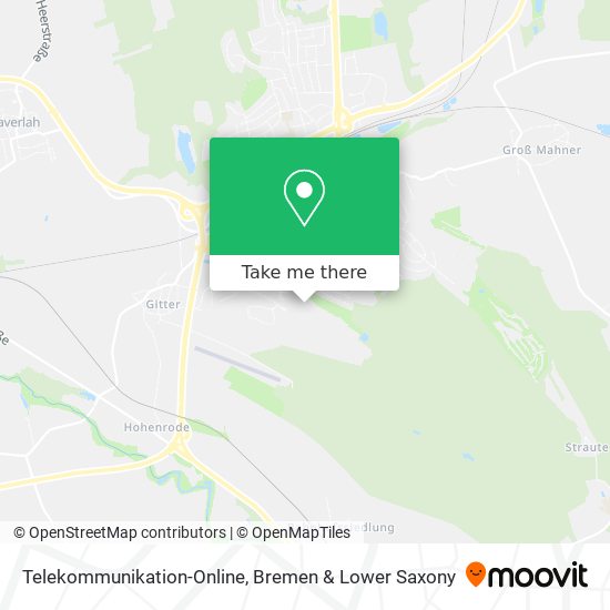 Telekommunikation-Online map