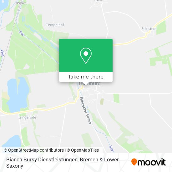 Bianca Bursy Dienstleistungen map