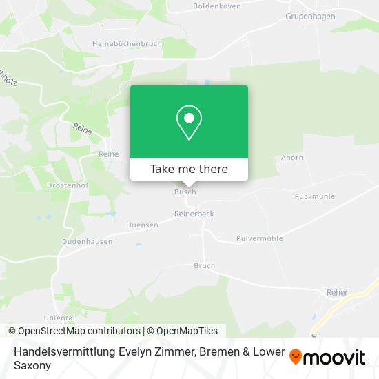 Handelsvermittlung Evelyn Zimmer map