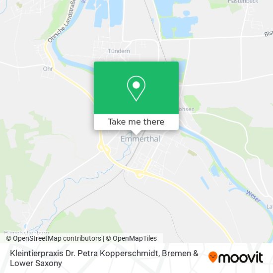 Kleintierpraxis Dr. Petra Kopperschmidt map