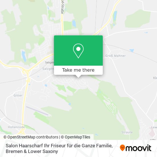 Salon Haarscharf Ihr Friseur für die Ganze Familie map