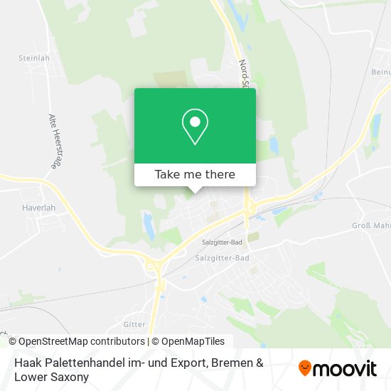 Haak Palettenhandel im- und Export map