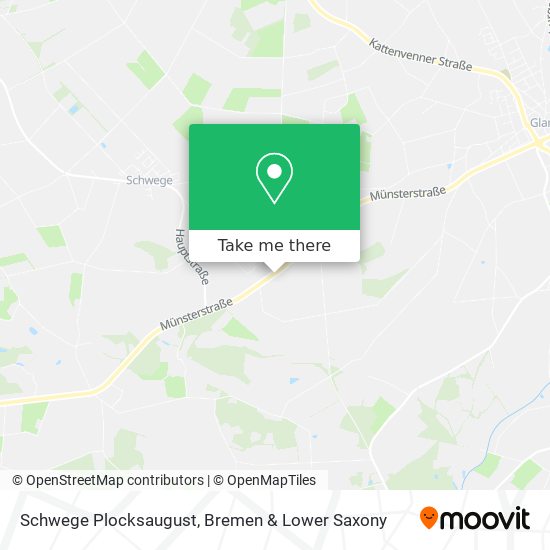 Schwege Plocksaugust map