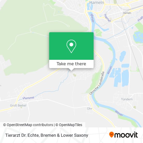 Tierarzt Dr. Echte map