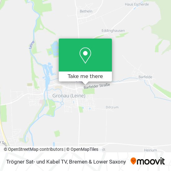 Trögner Sat- und Kabel TV map