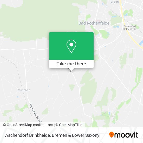 Aschendorf Brinkheide map