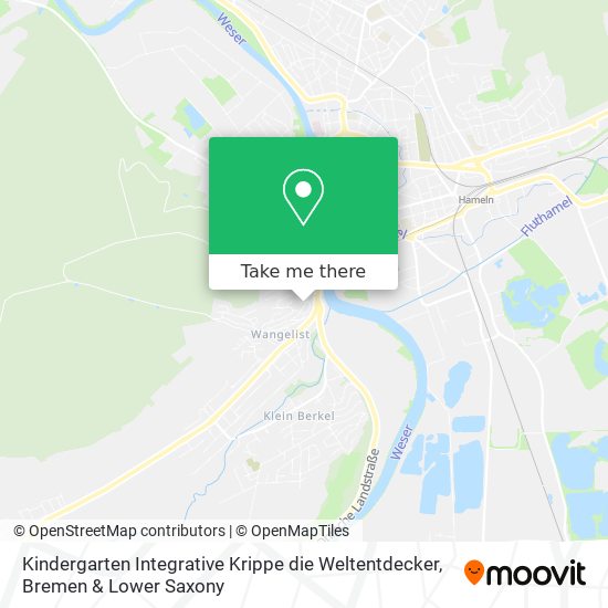 Kindergarten Integrative Krippe die Weltentdecker map