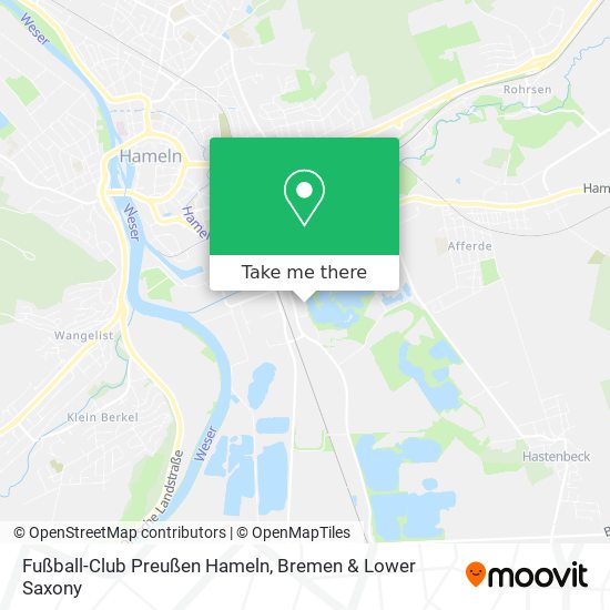 Fußball-Club Preußen Hameln map