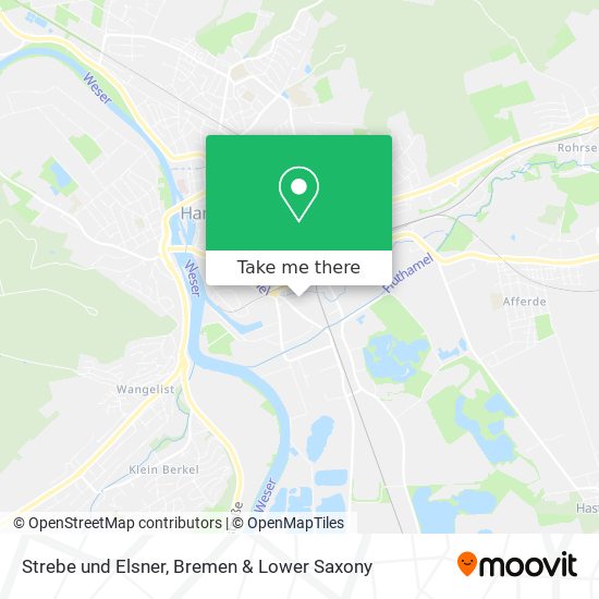 Strebe und Elsner map