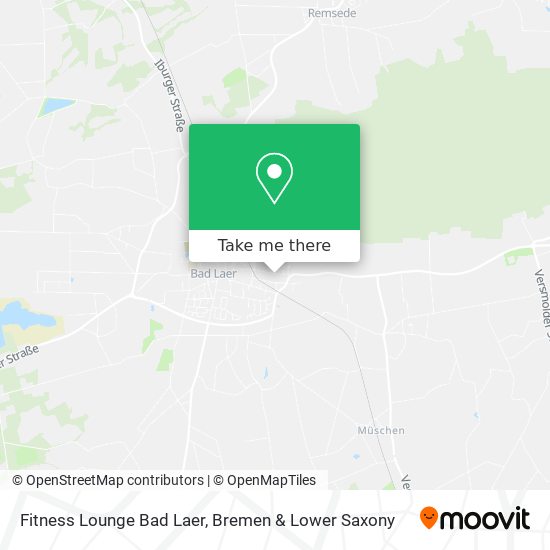Fitness Lounge Bad Laer map