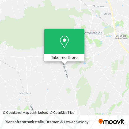 Bienenfuttertankstelle map