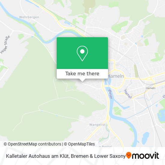 Kalletaler Autohaus am Klüt map