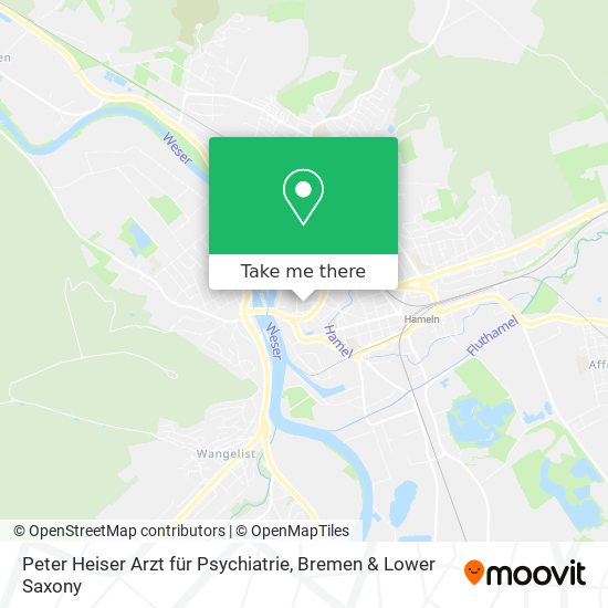 Peter Heiser Arzt für Psychiatrie map