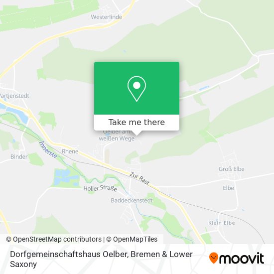 Dorfgemeinschaftshaus Oelber map