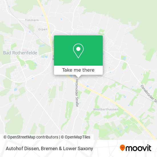Autohof Dissen map