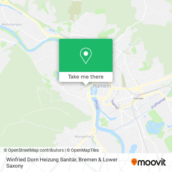 Winfried Dorn Heizung Sanitär map