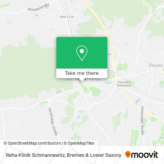 Reha-Klinik Schmannewitz map