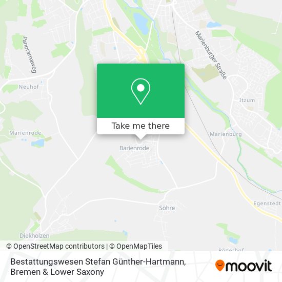 Bestattungswesen Stefan Günther-Hartmann map