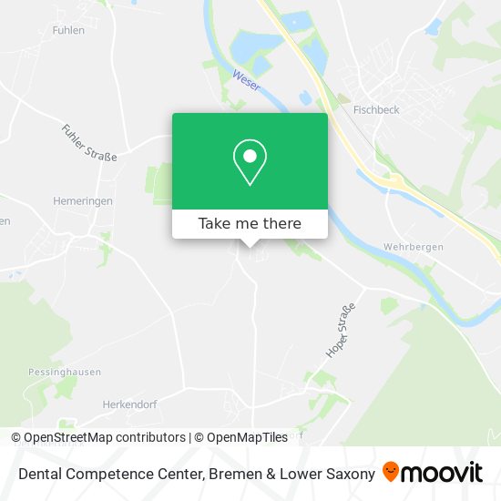 Dental Competence Center map