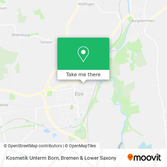 Kosmetik Unterm Born map