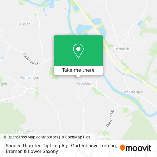 Карта Sander Thorsten Dipl.-Ing.Agr. Gartenbauvertretung