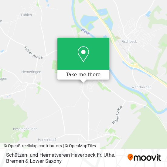 Schützen- und Heimatverein Haverbeck Fr. Uthe map