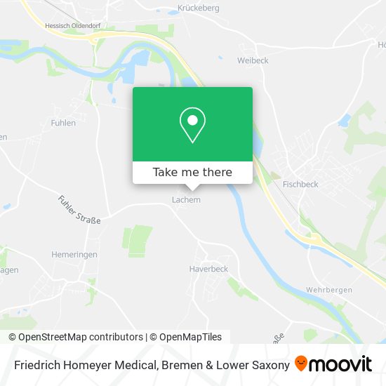 Friedrich Homeyer Medical map