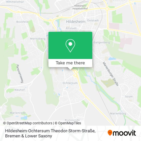 Hildesheim-Ochtersum Theodor-Storm-Straße map