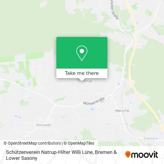 Schützenverein Natrup-Hilter Willi Lüne map