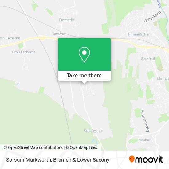 Sorsum Markworth map