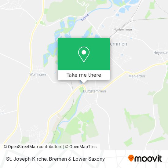 St. Joseph-Kirche map