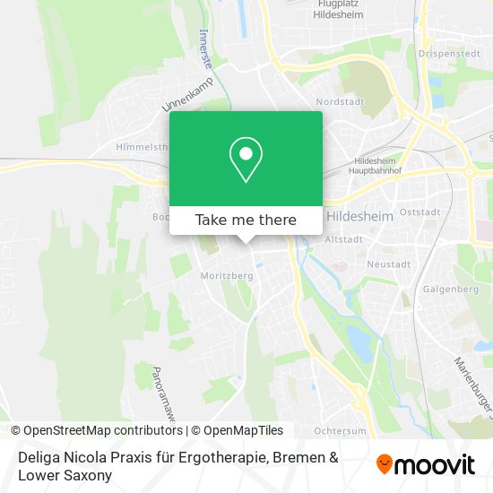 Deliga Nicola Praxis für Ergotherapie map