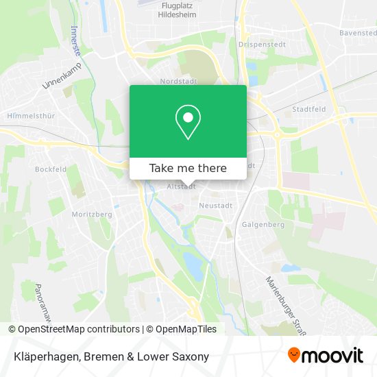 Kläperhagen map
