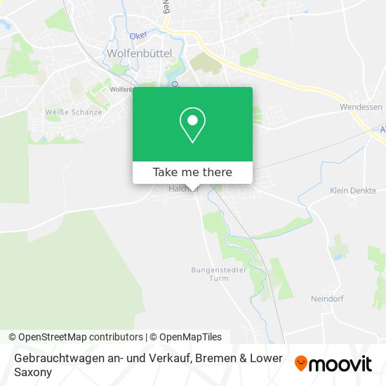 Gebrauchtwagen an- und Verkauf map
