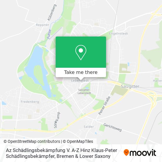 Az Schädlingsbekämpfung V. A-Z Hinz Klaus-Peter Schädlingsbekämpfer map
