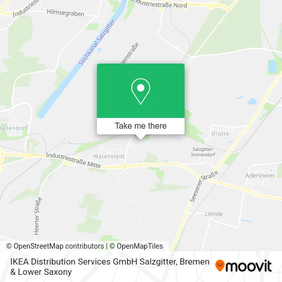 IKEA Distribution Services GmbH Salzgitter map