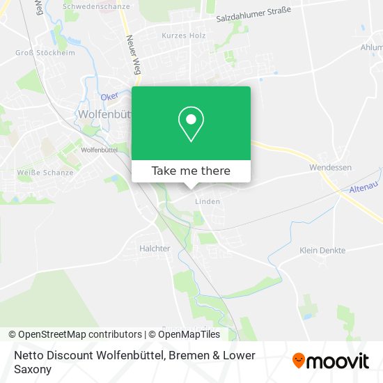 Netto Discount Wolfenbüttel map