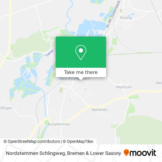 Nordstemmen Schlingweg map