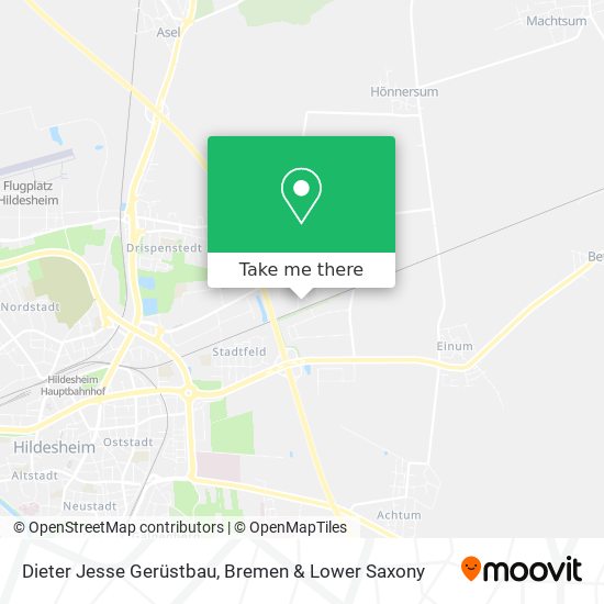 Dieter Jesse Gerüstbau map