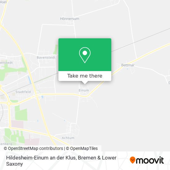 Hildesheim-Einum an der Klus map