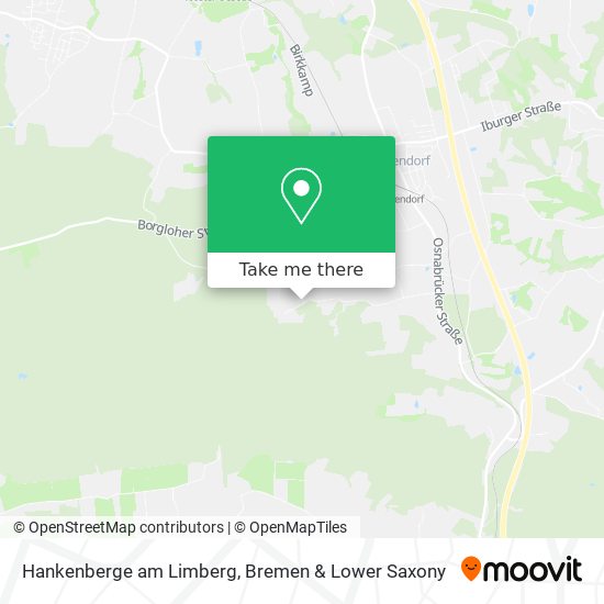 Hankenberge am Limberg map