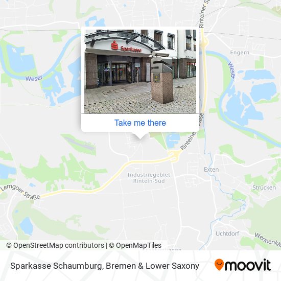 Sparkasse Schaumburg map