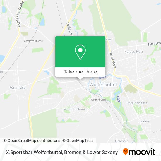 X.Sportsbar Wolfenbüttel map
