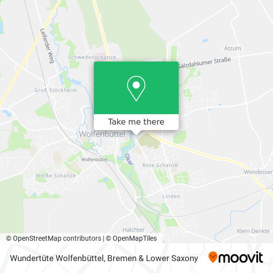 Wundertüte Wolfenbüttel map