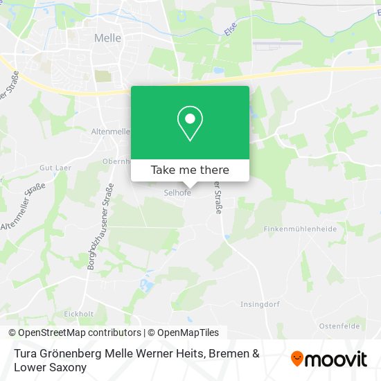 Tura Grönenberg Melle Werner Heits map