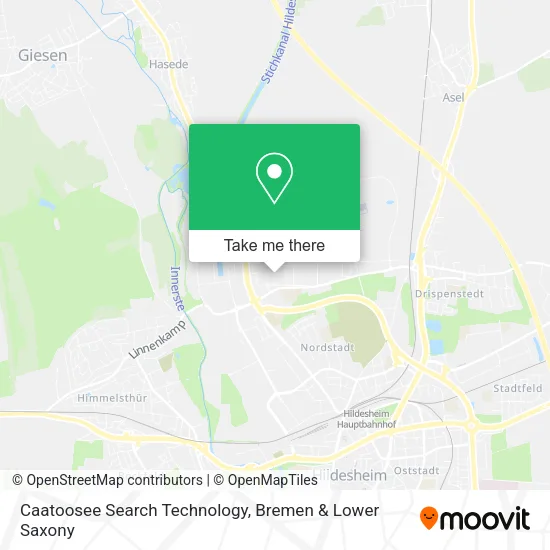 Карта Caatoosee Search Technology