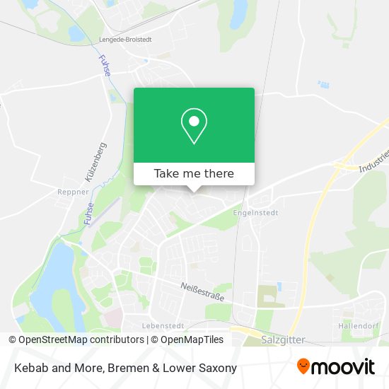 Kebab and More map